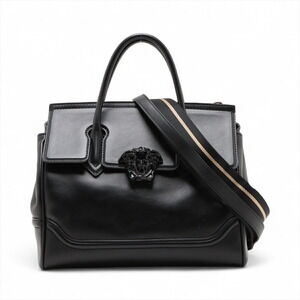 Versace Palazzo Empire bag iconic Medusa head motif Black